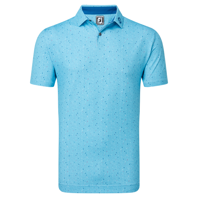 Polo piqué avec texture Tweed