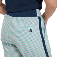 Pantalon 7/8 léger imprimé Vichy