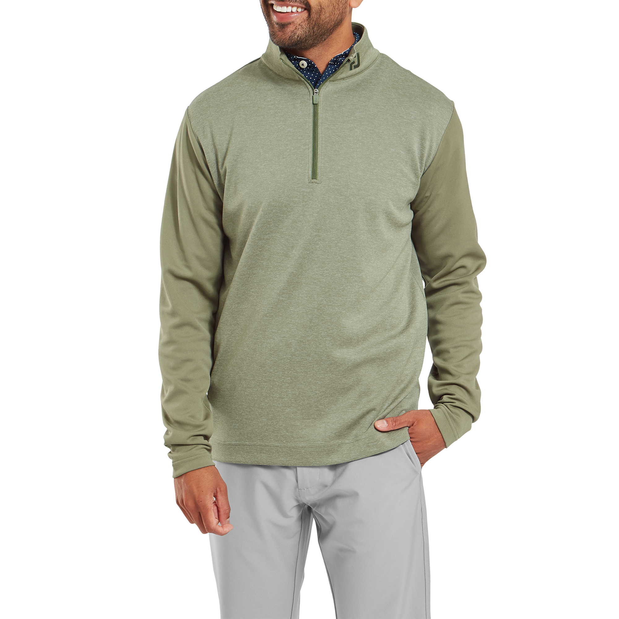 Pullover Chill-out chin&eacute; ton sur ton