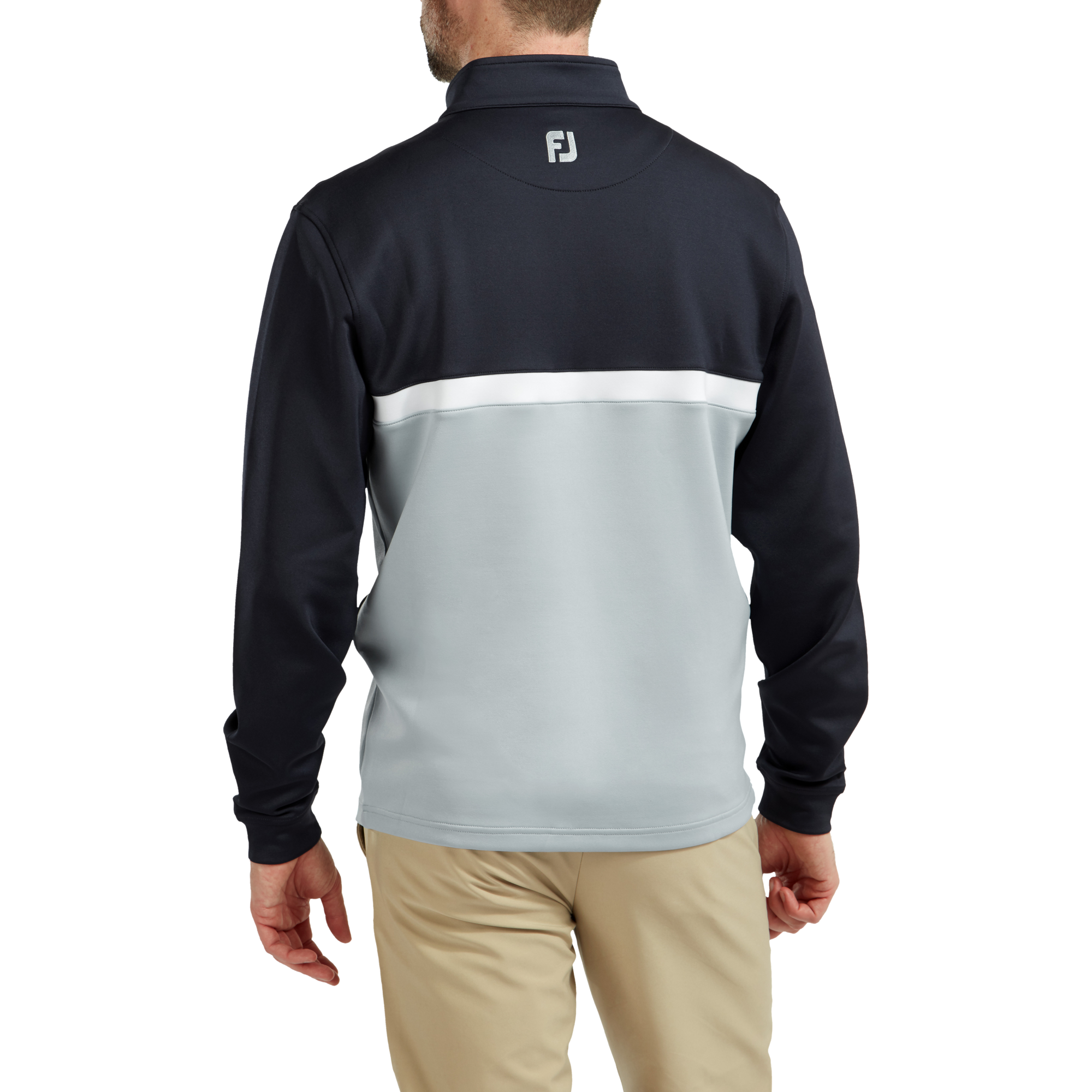 colour block pullover