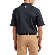 Stretch Pique Solid Knit Collar