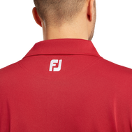 Stretch Pique Solid Knit Collar