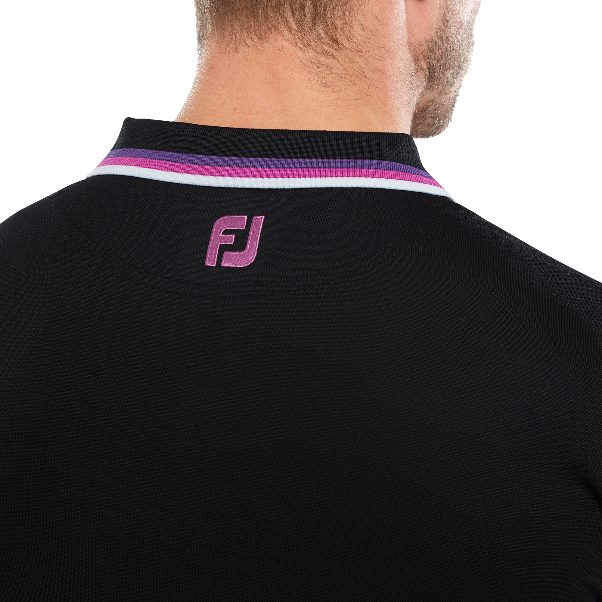 Solid Polo with Trim Pique