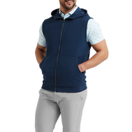 Hoodie sans manche full-zip