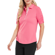 Half Sleeve Ruched Lisle