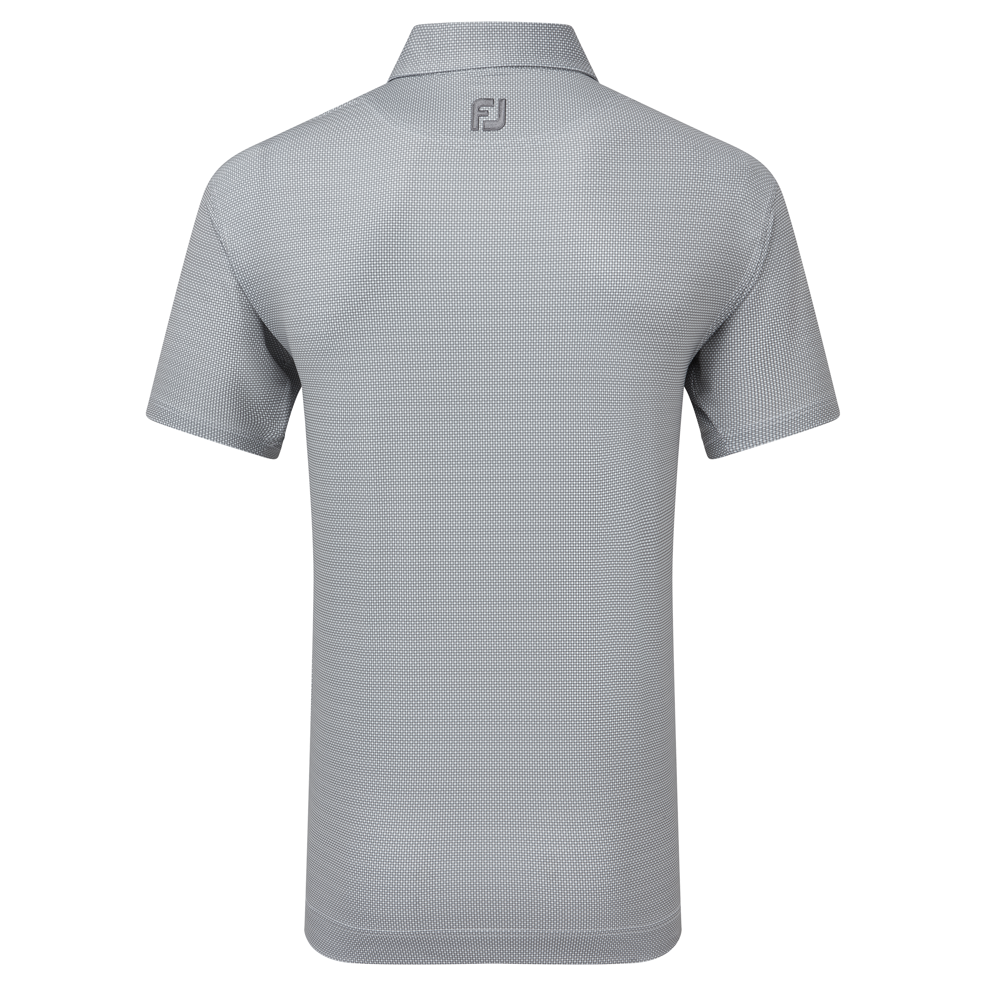 Polo en fil d'Ecosse imprim&eacute; Octogones