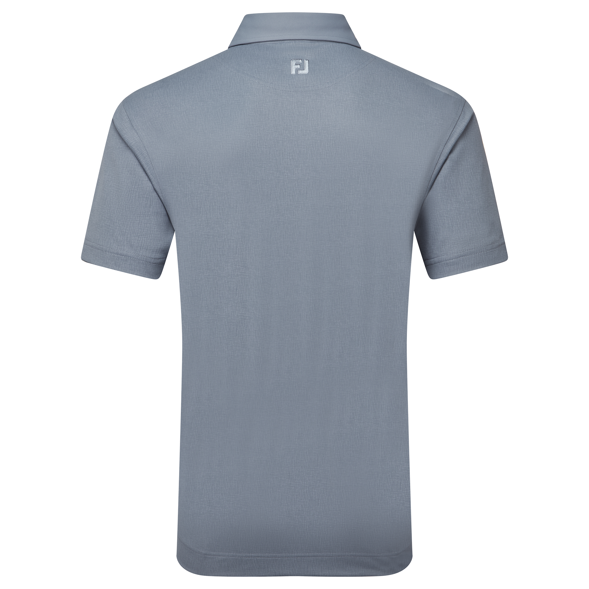 Polo en fil d'Ecosse impression textur&eacute;e