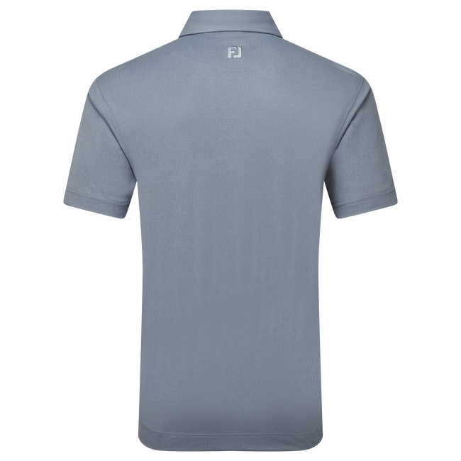 Polo en fil d'Ecosse impression texturée