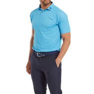 Polo piqué avec texture Tweed