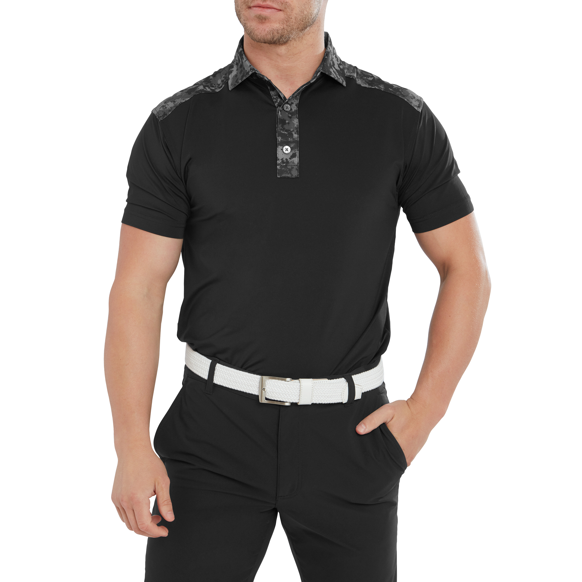 Cloud Camo Trim Lisle