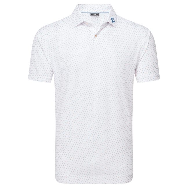 Polo piqué imprimé gélule