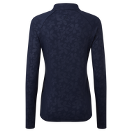 Pullover zippé avec imprimé Floral texturé