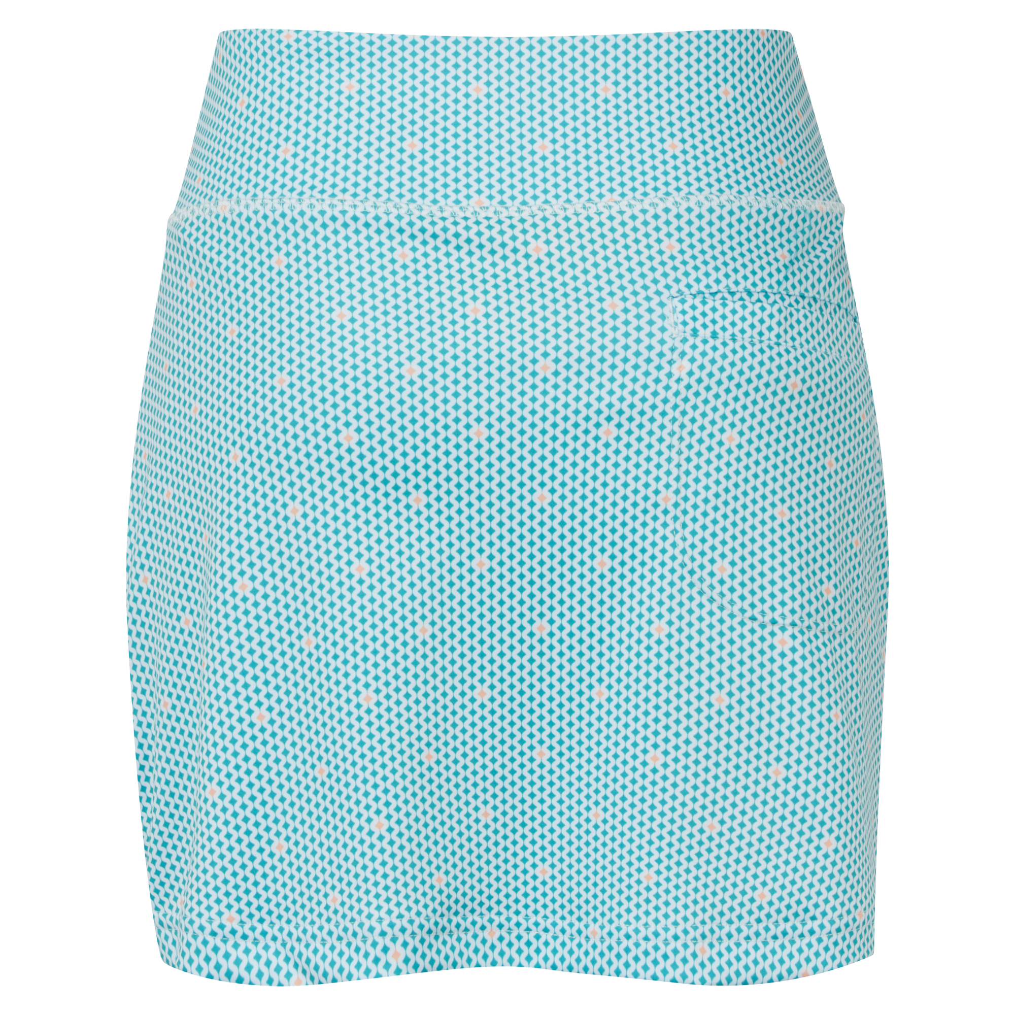 Jupe-short &agrave; motifs g&eacute;om&eacute;triques