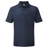 Stretch Pique Solid Knit Collar