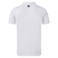 Polo Stretch Piqué uni avec col en tricot