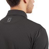 Polo en fil d'Ecosse imprimé points