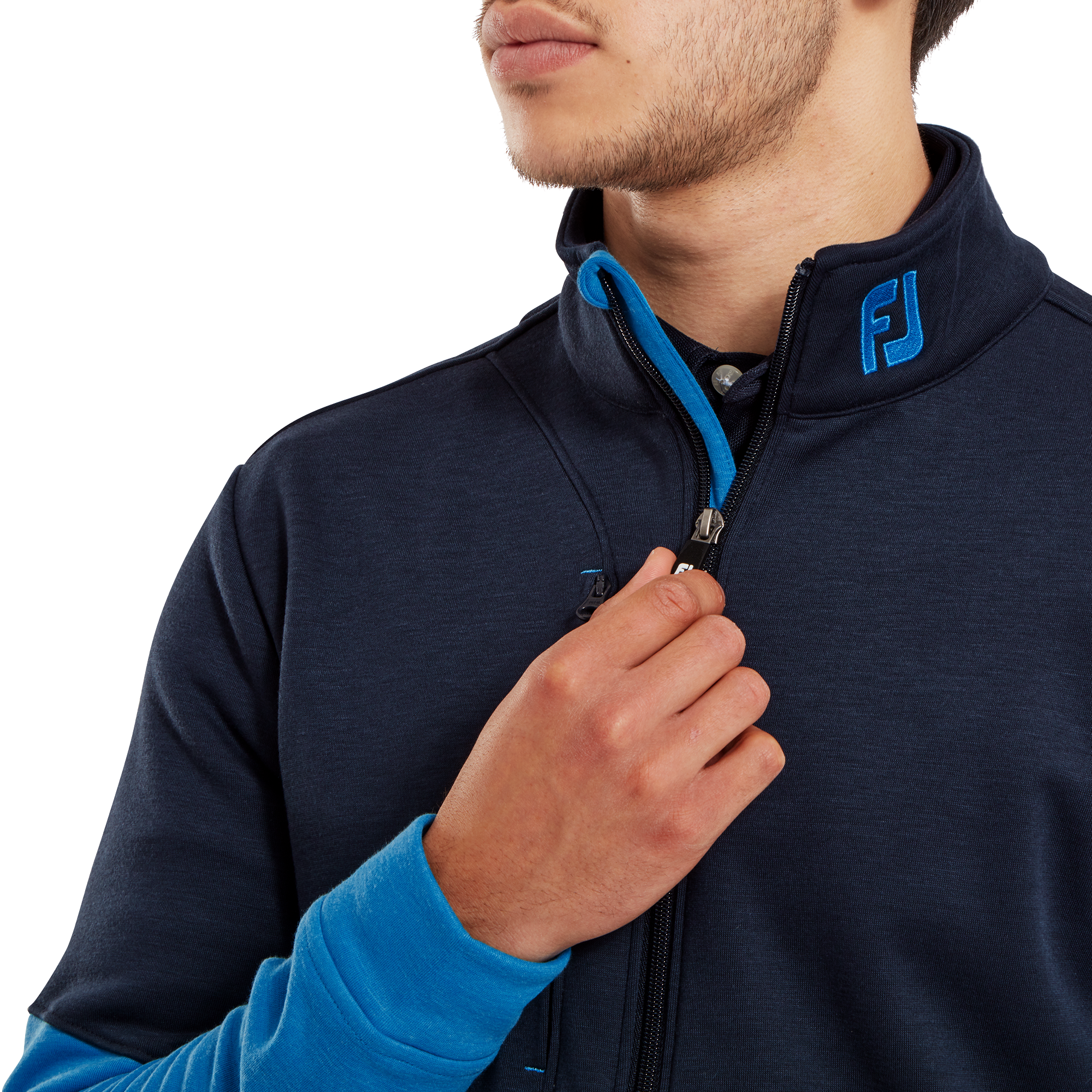 Colour Block Full-Zip Chill Out