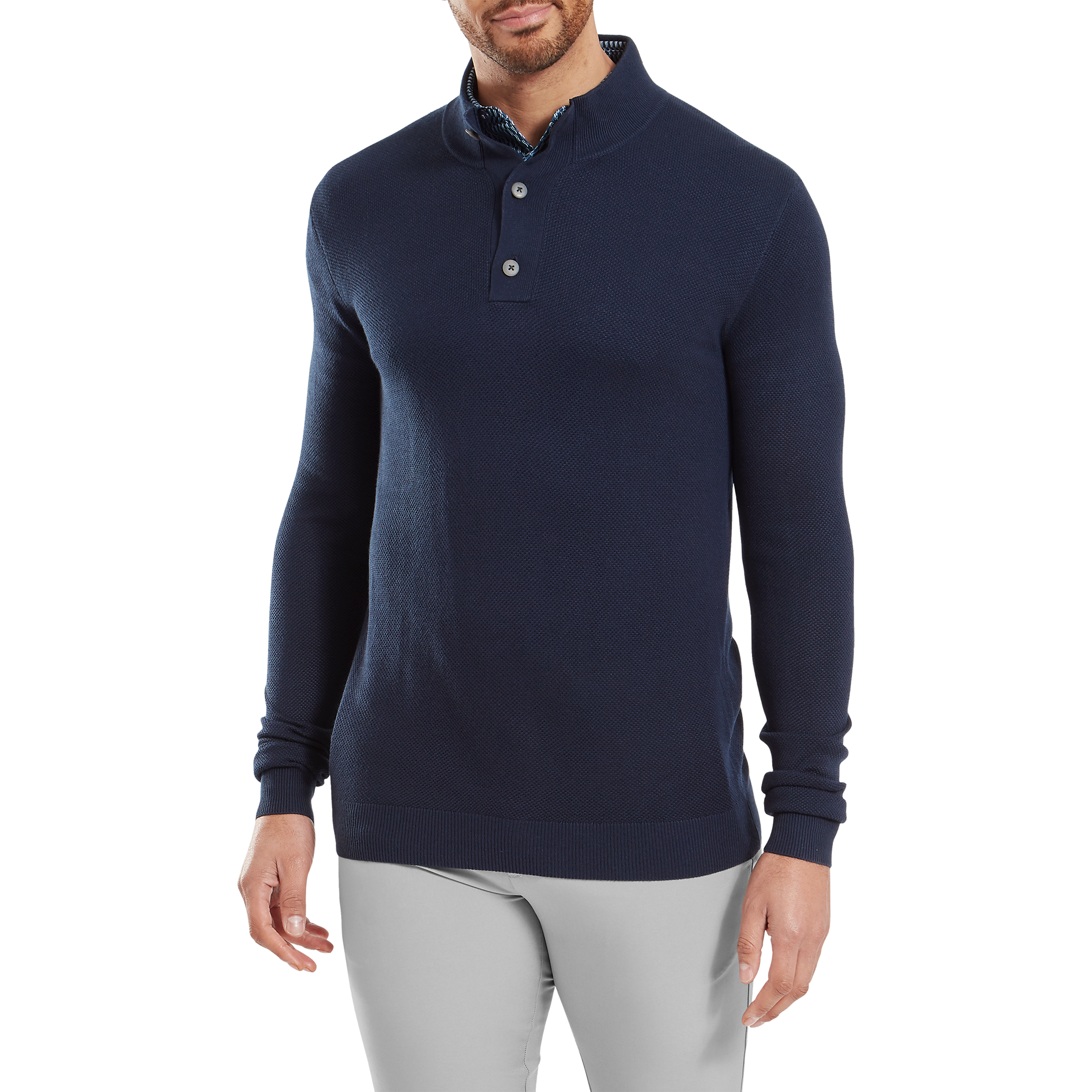 Drirelease Button Placket Sweater