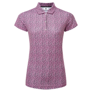 Animal Print Cap Sleeve Lisle