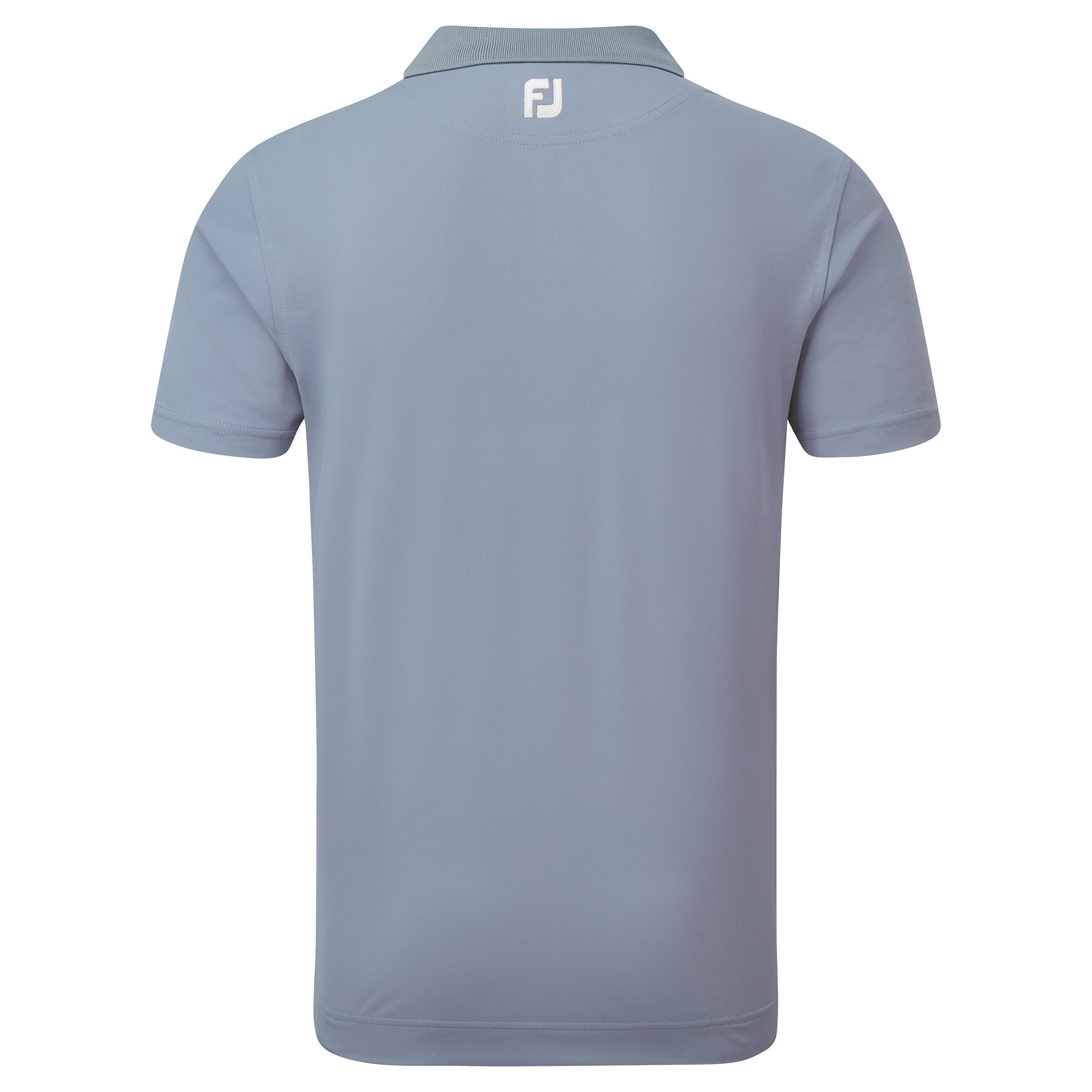 Solid with Stripe Placket Pique