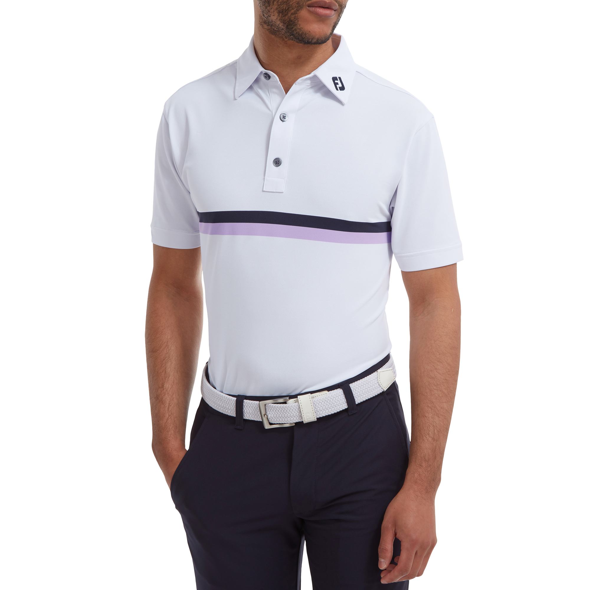 Double Chest Band Pique