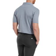 Polo en fil d'Ecosse impression texturée