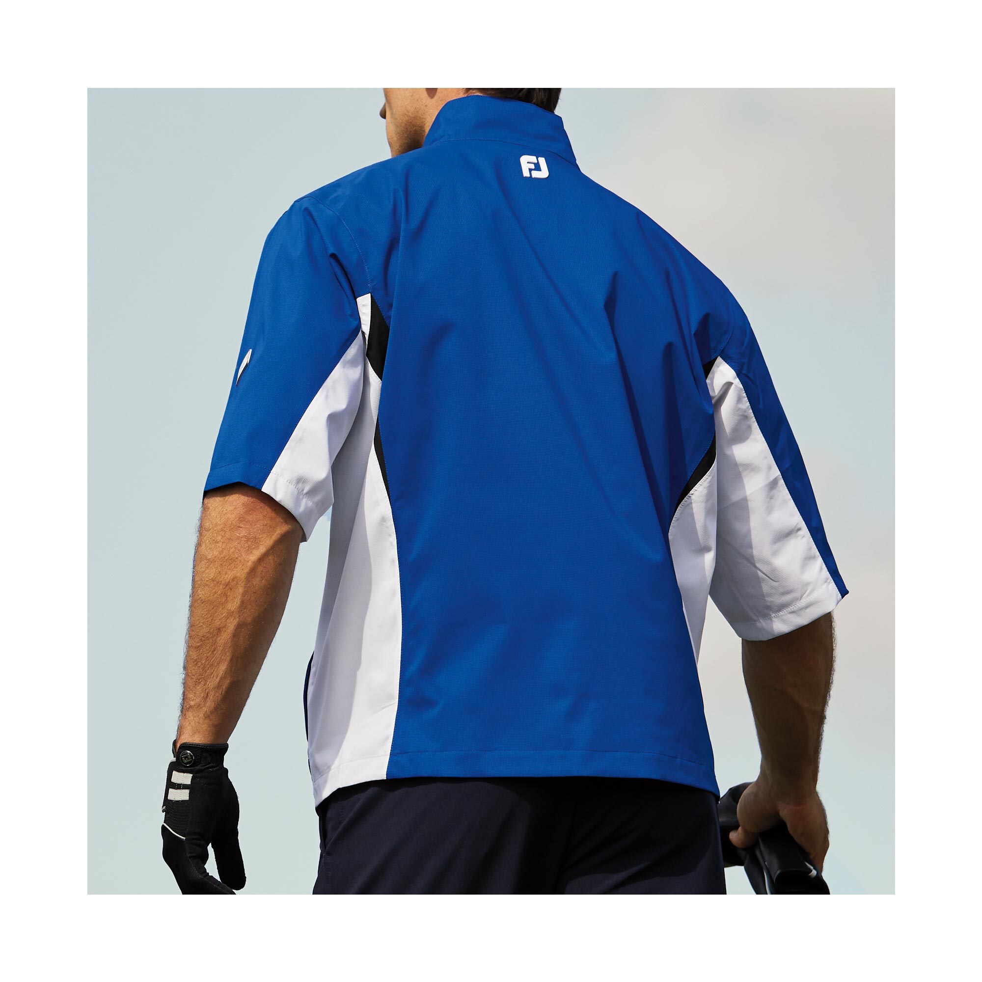 footjoy short sleeve rain jacket