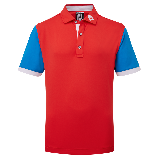 Junior Colour Block Pique