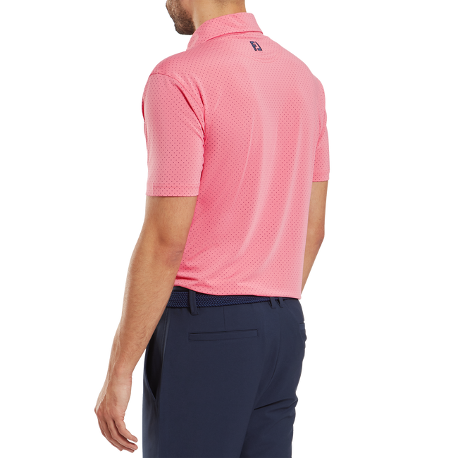 Stretch Lisle Dot Print