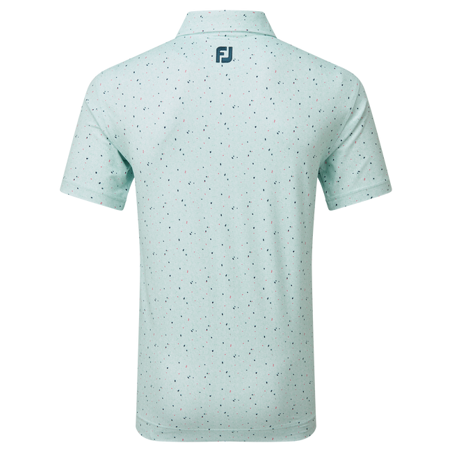 Polo piqué avec texture Tweed