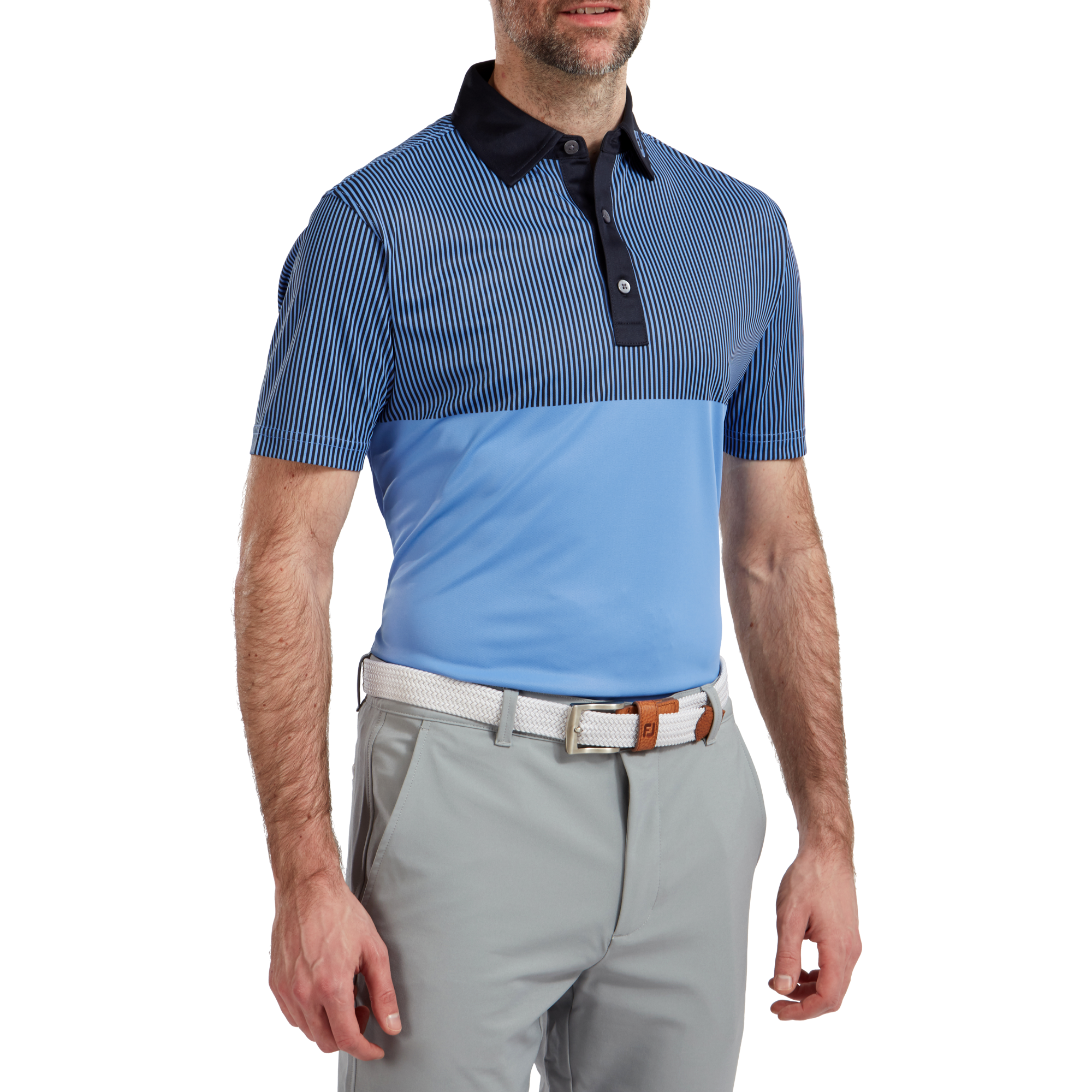 Smooth Pique Engineered Vertical Print