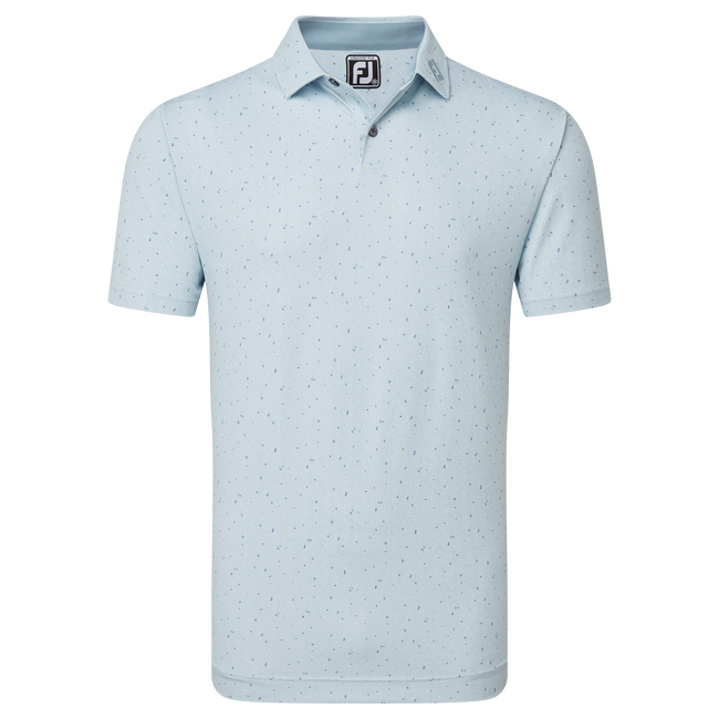 Polo piqué avec texture Tweed