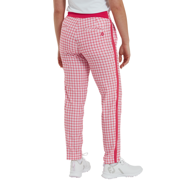 Pantalon 7/8 léger imprimé Vichy