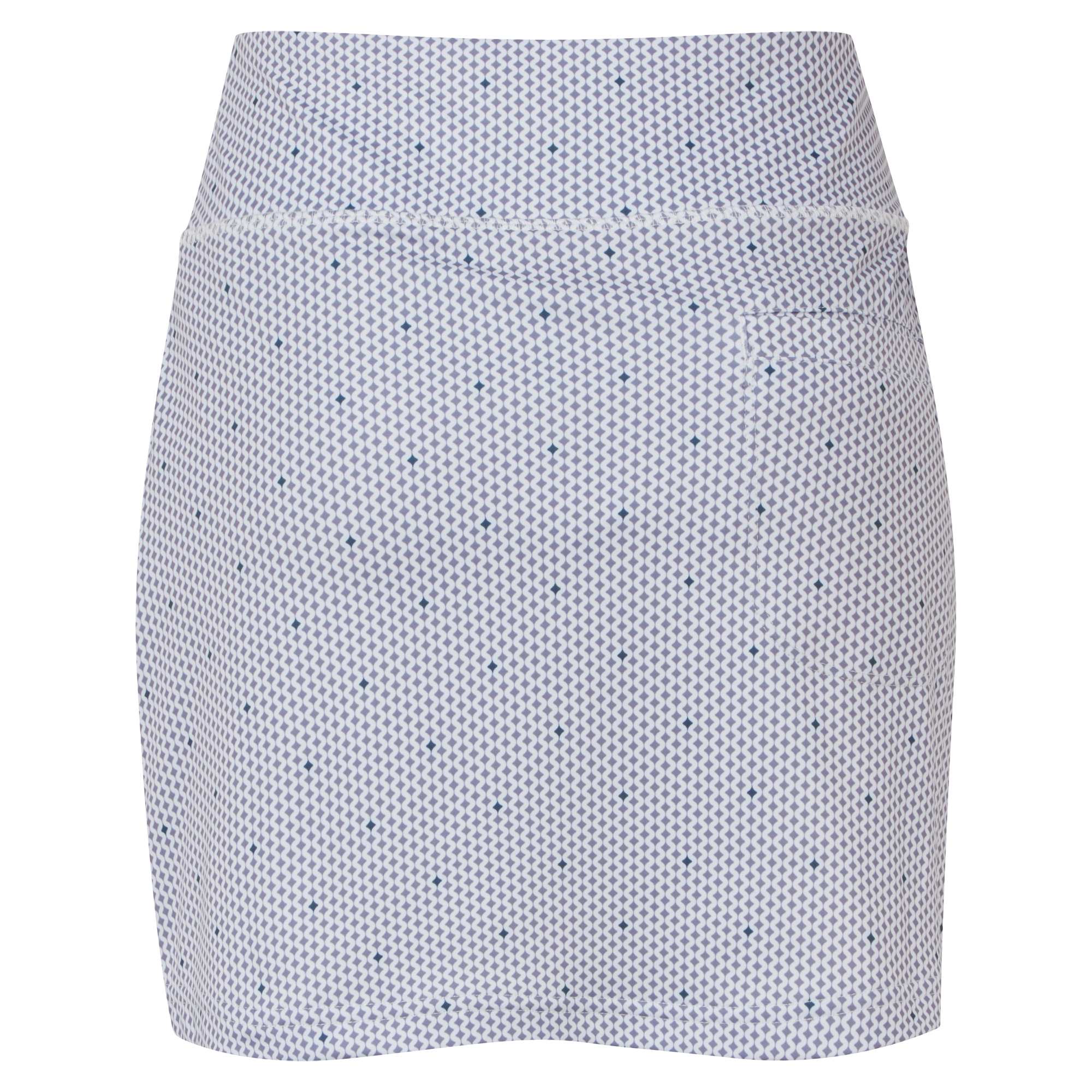Jupe-short &agrave; motifs g&eacute;om&eacute;triques
