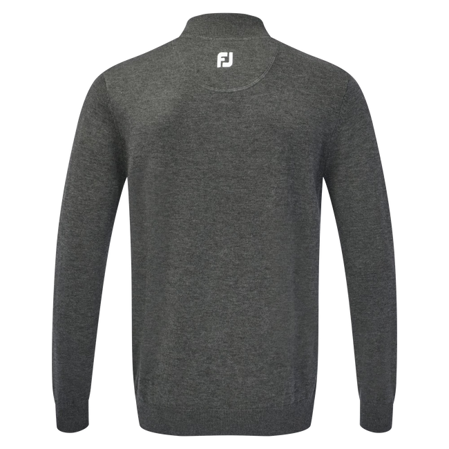Wool Blend Half-Zip Pullover