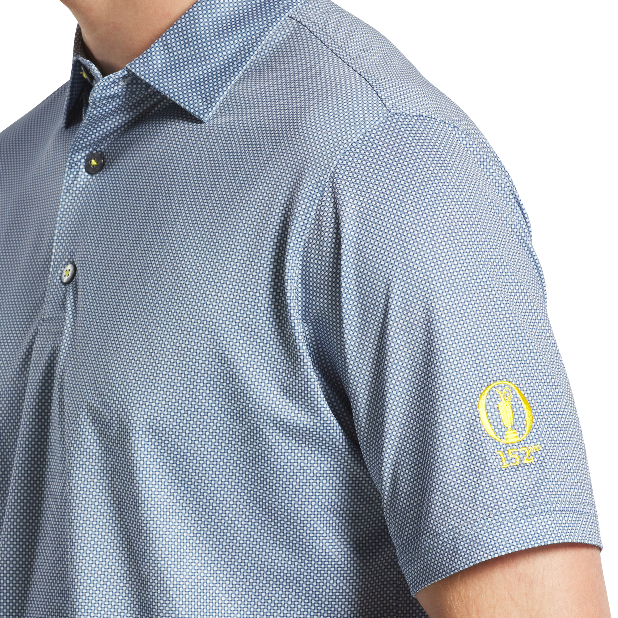 152nd Open Championship Octagon Print Lisle Shirt