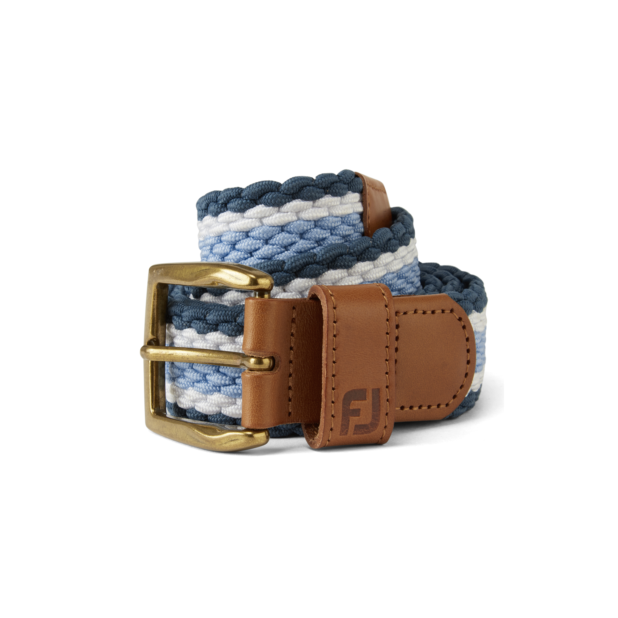 Striped Braided Belt