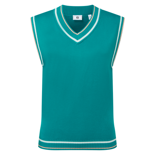 Sweat sans manche &agrave; col V