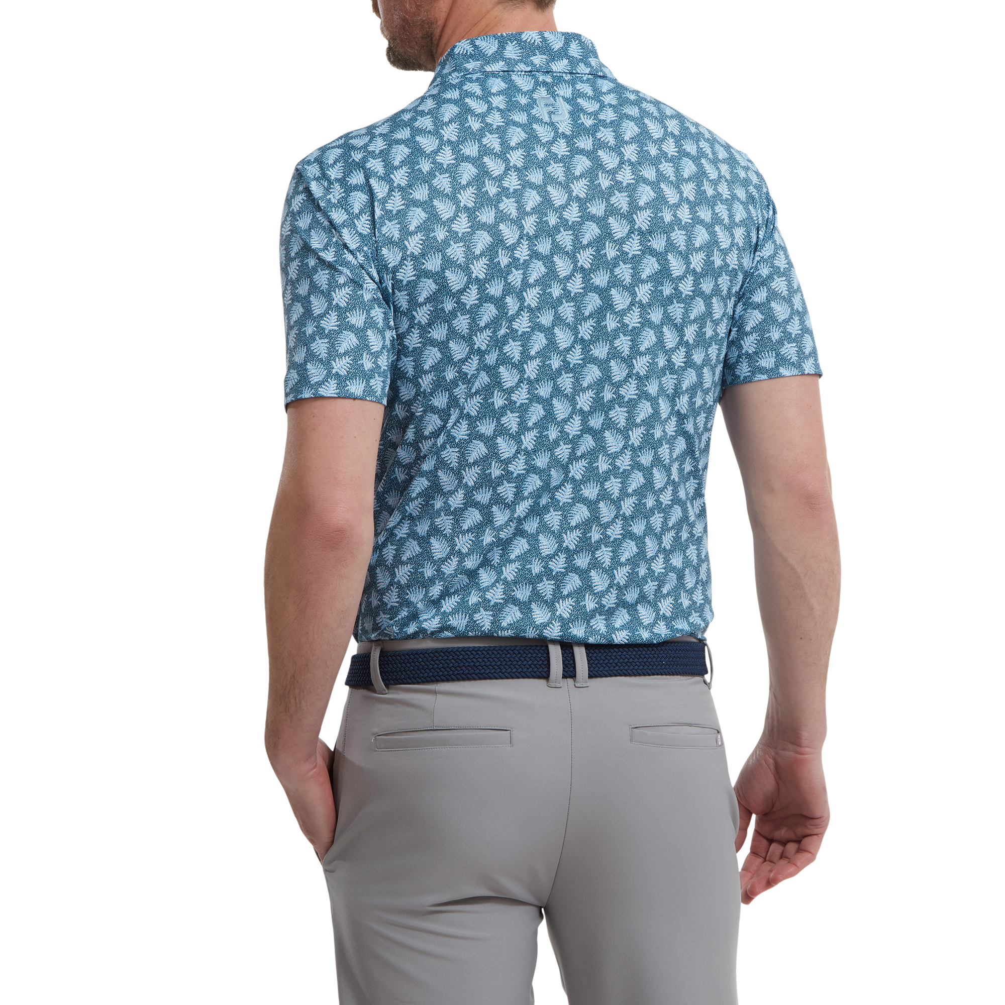 Shadow Palm Print Pique