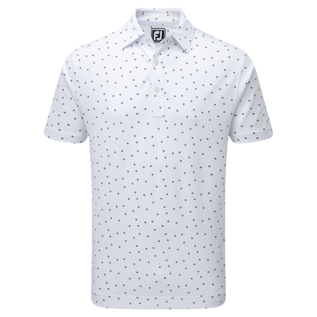 Stretch Pique Flower Print