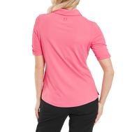 Half Sleeve Ruched Lisle