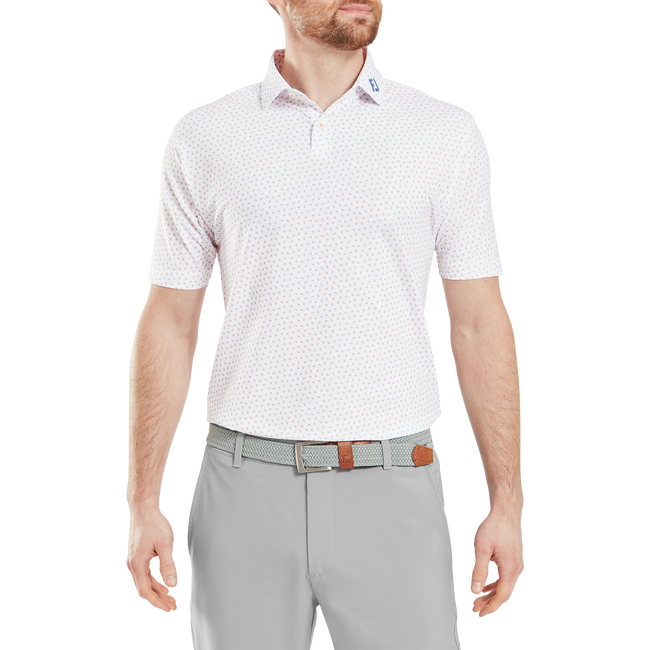 Polo piqué imprimé gélule