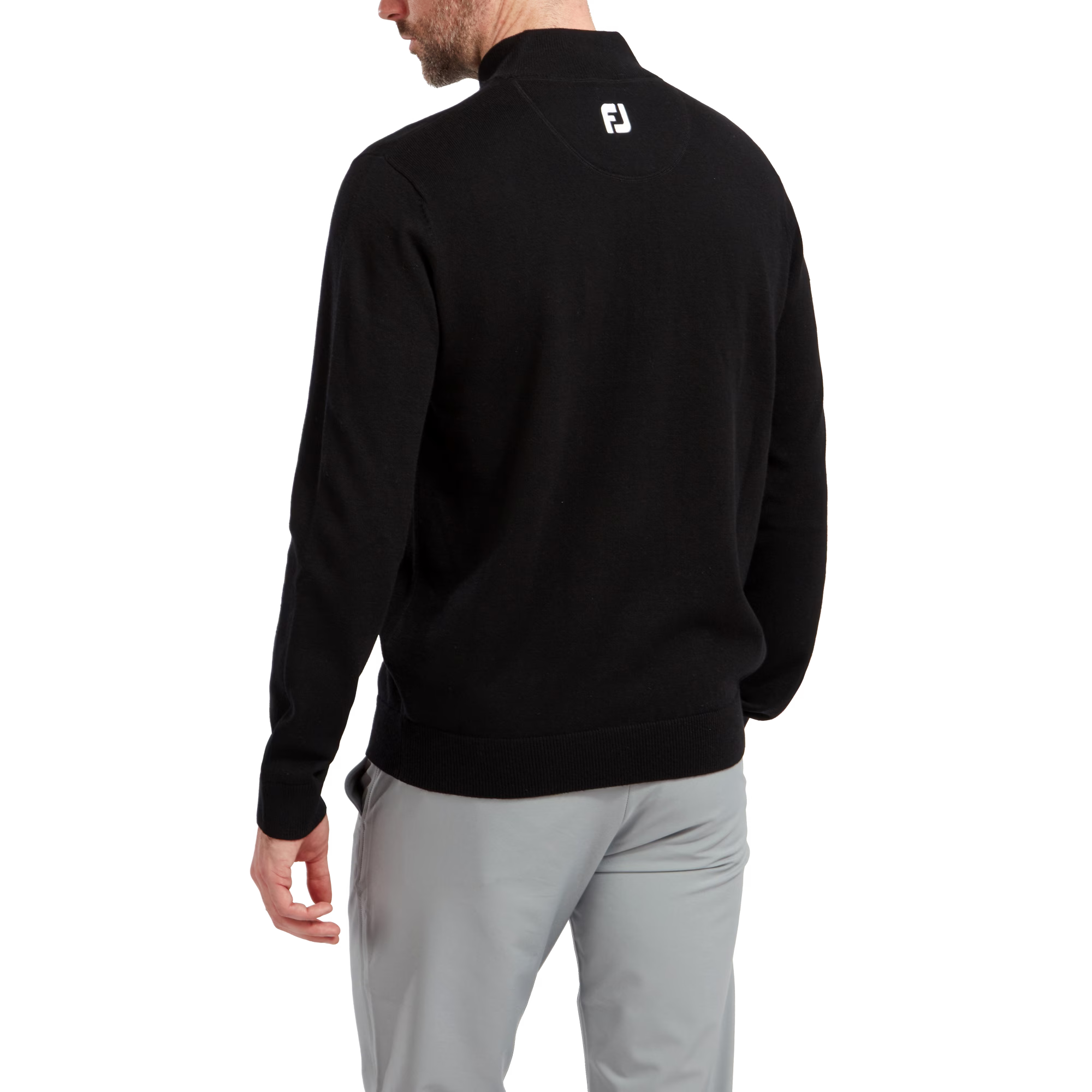 Wool Blend Half-Zip Pullover