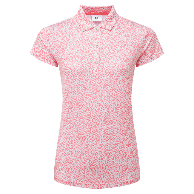 Animal Print Cap Sleeve Lisle