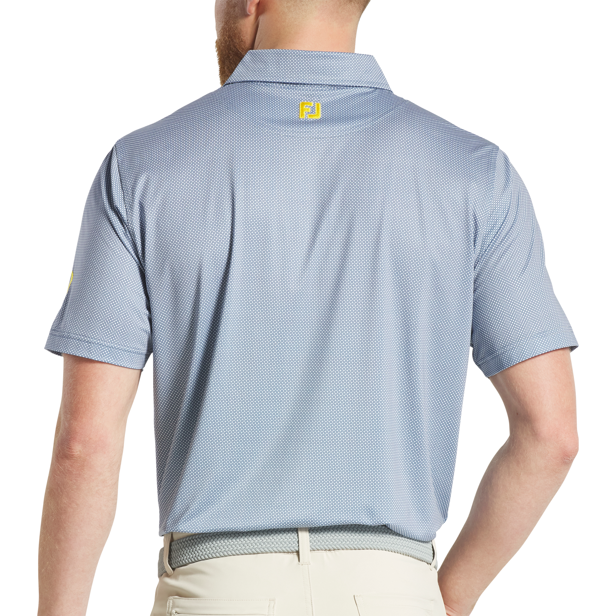 152nd Open Championship Octagon Print Lisle Shirt