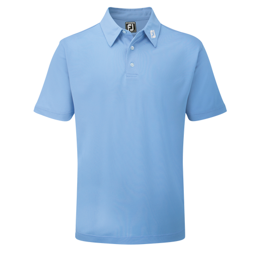 Polo Stretch Piqu&eacute; uni avec logo FJ sur col