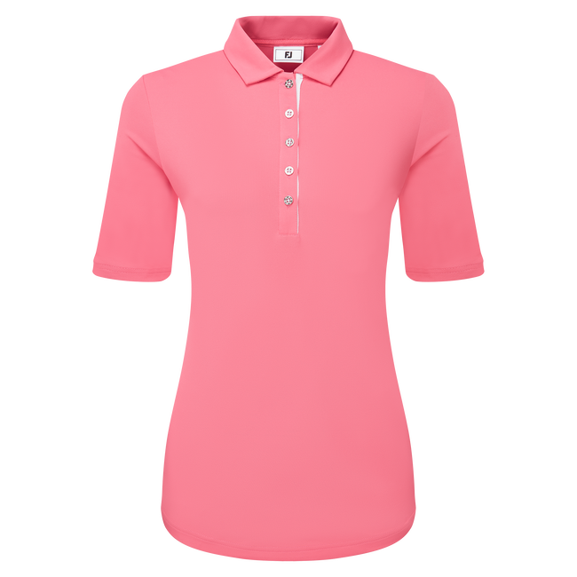 Half Sleeve Ruched Lisle