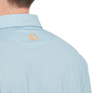 Polo en fil d'Ecosse imprimé tribale