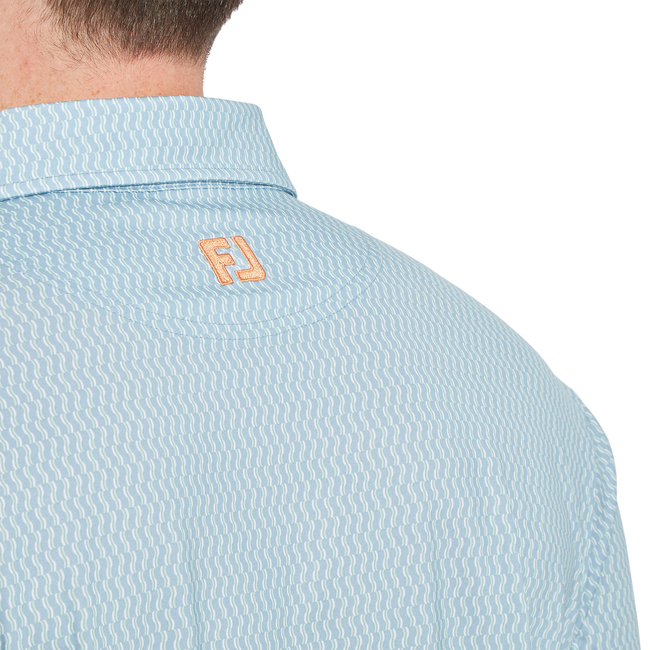 Polo en fil d'Ecosse imprimé tribale