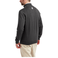 Wool Blend 1/2 Zip Lined Pullover